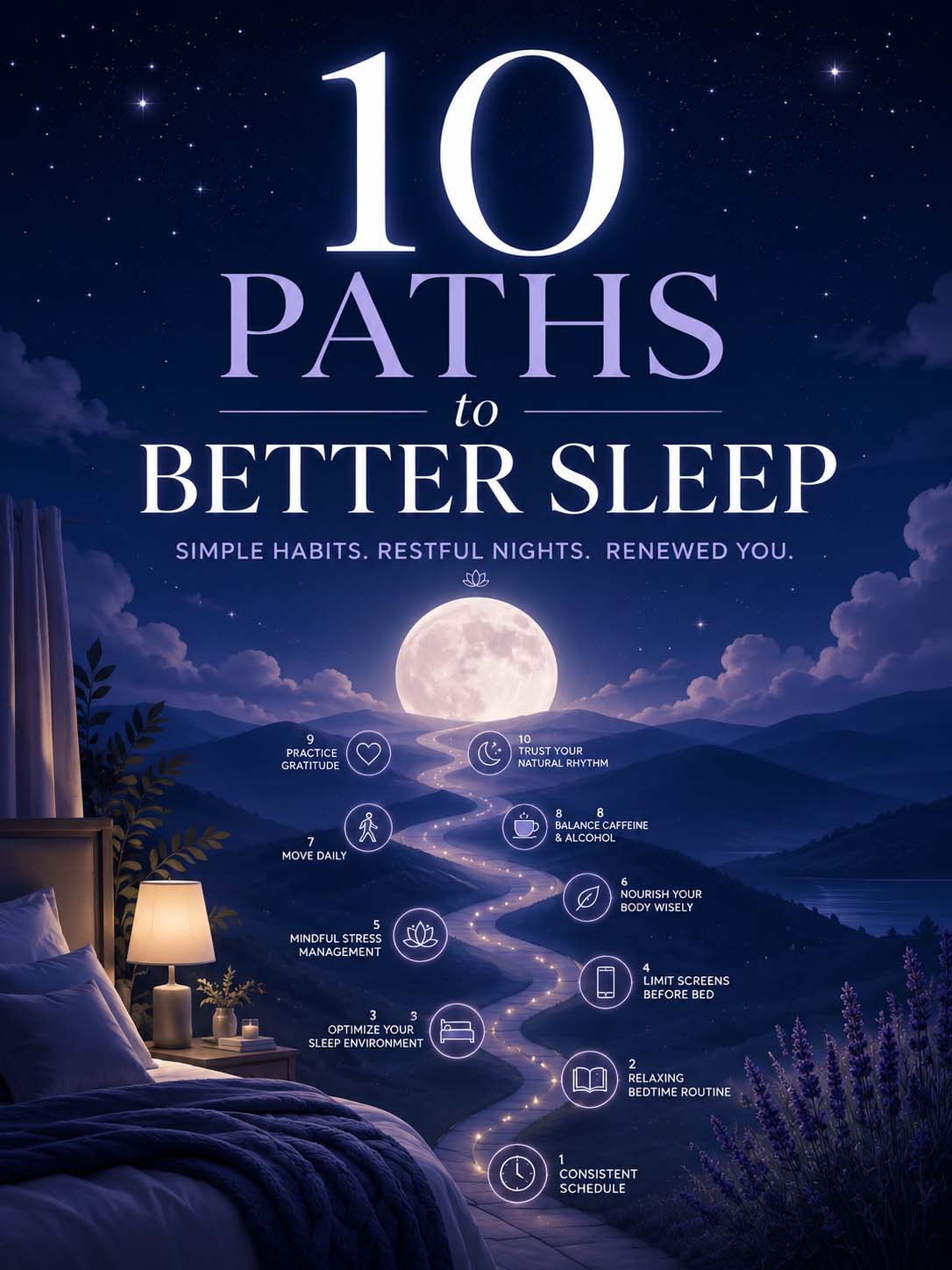 10 Paths to Better Sleep