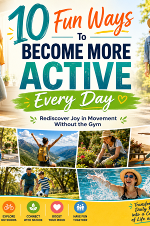 10 Fun Ways To Become More Active Every Day
