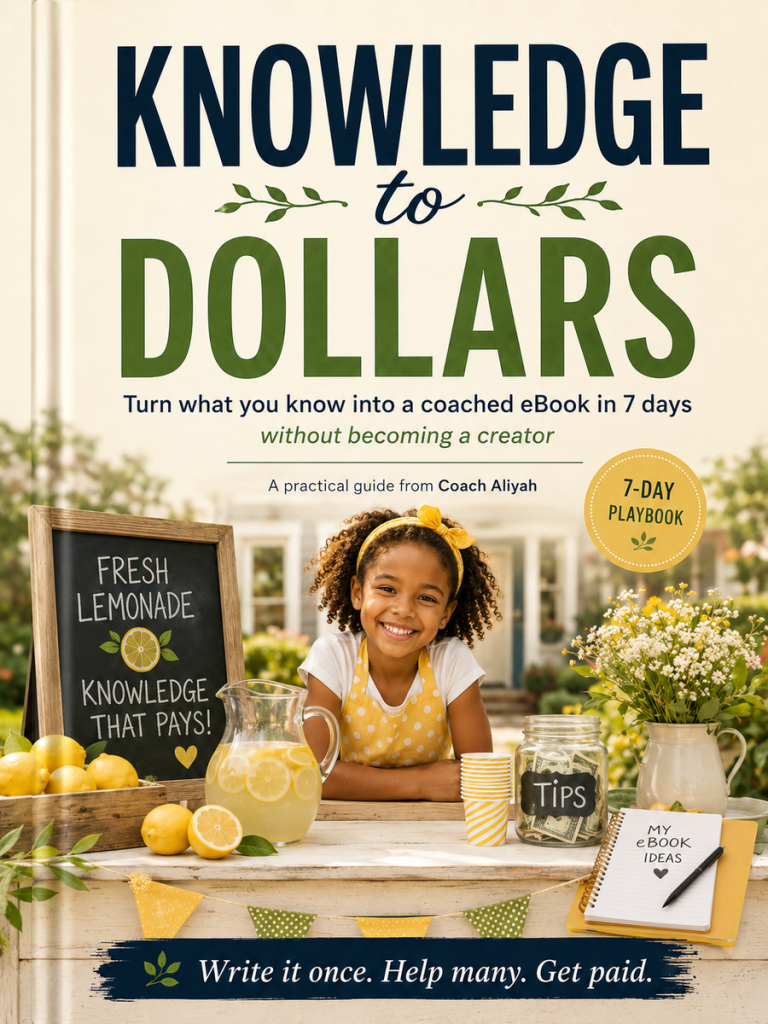 Knowledge to Dollars: Turn What You Know Into a Coached eBook in 7 Days