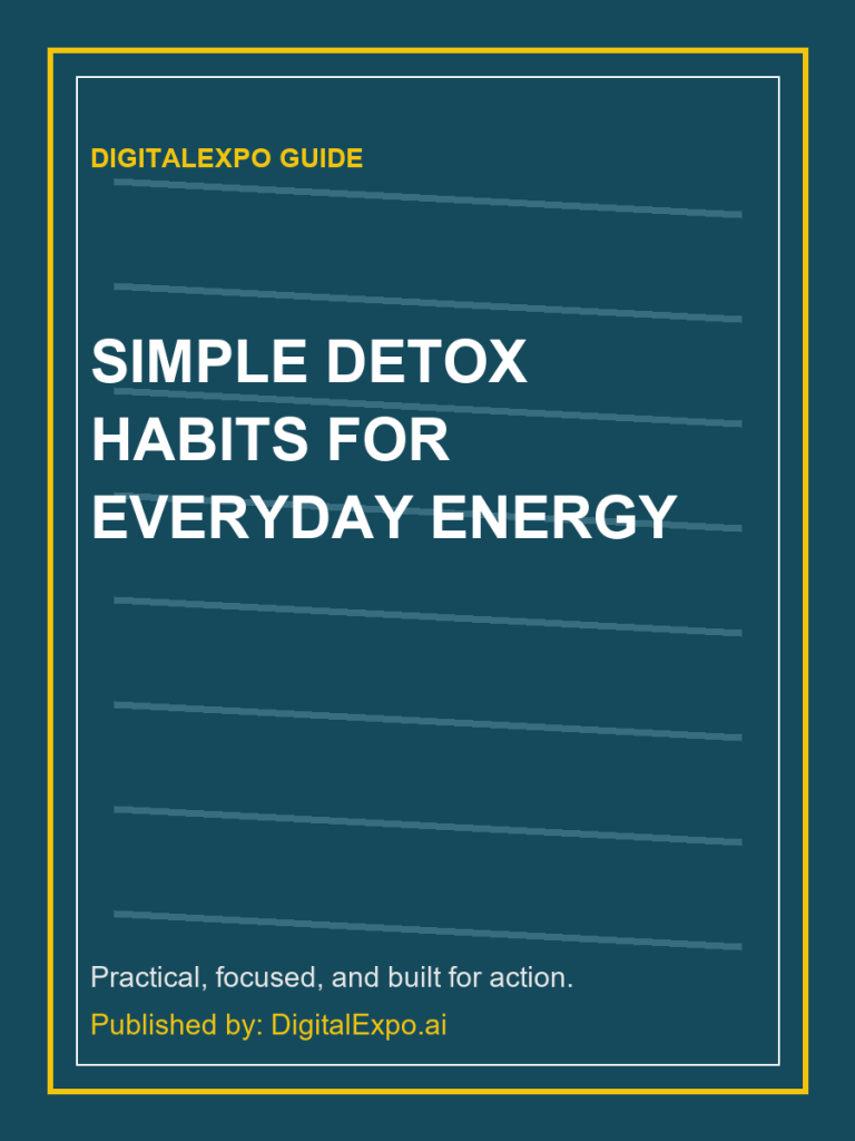 Simple Detox Habits for Everyday Energy