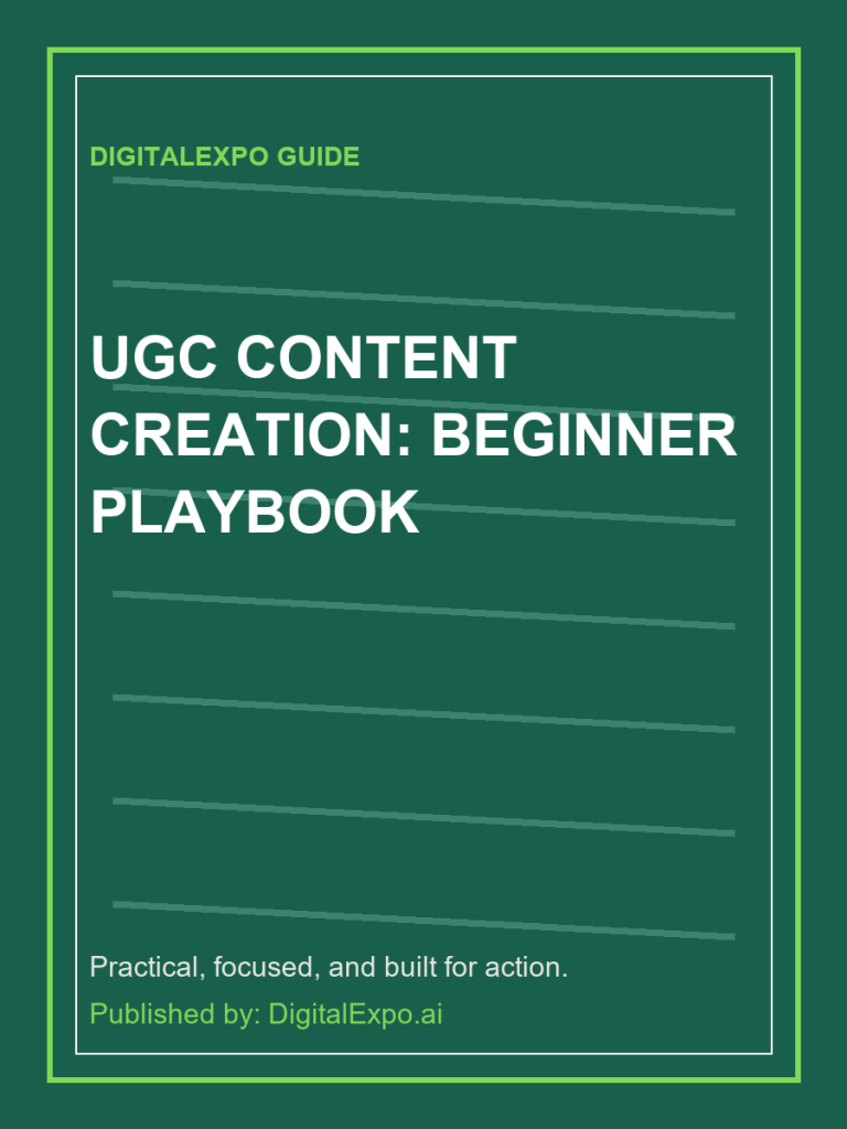 UGC Content Creation: Beginner Playbook