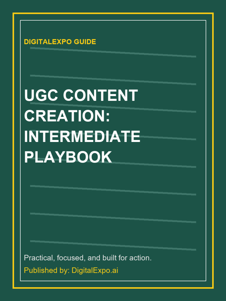 UGC Content Creation: Intermediate Playbook