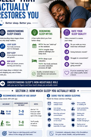 Sleep That Actually Restores You