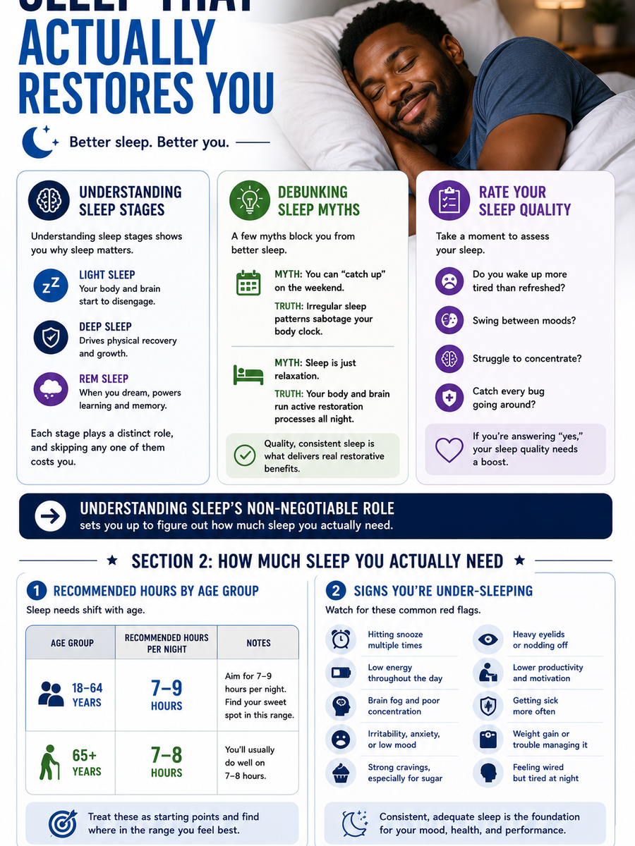 Sleep That Actually Restores You