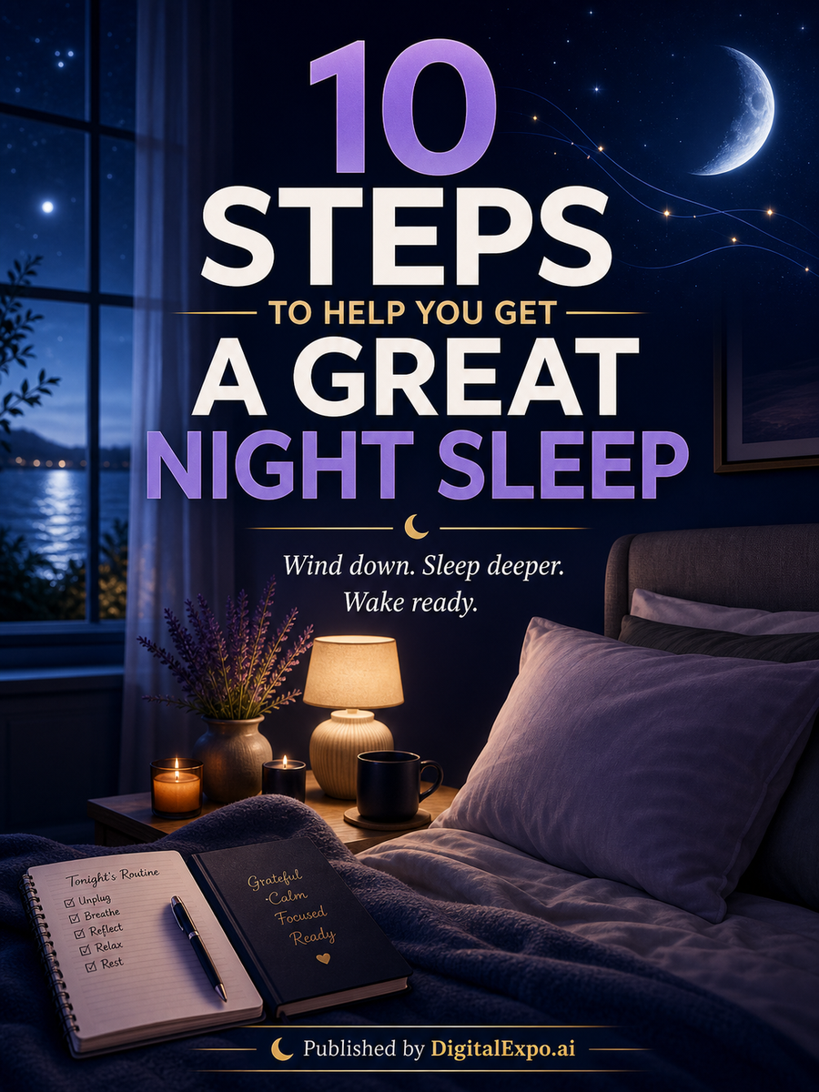 10 Steps To Help You Get A Great Night S Sleep