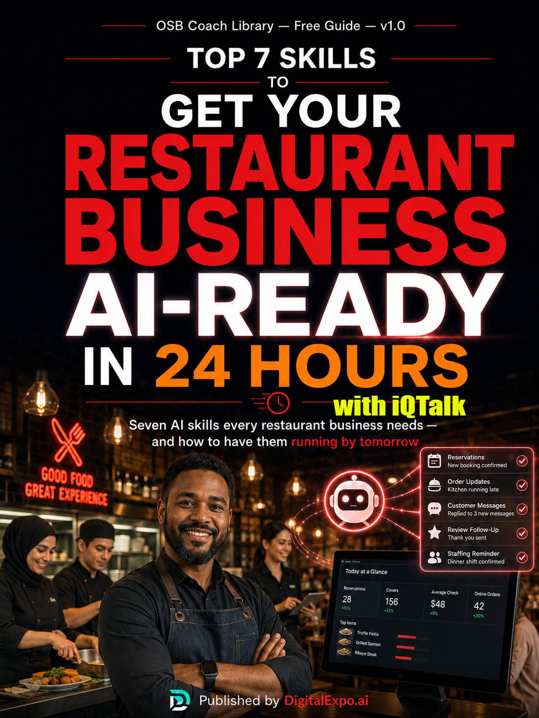 Top 7 Skills to Get Your Restaurant Business AI-Ready in 24 Hours