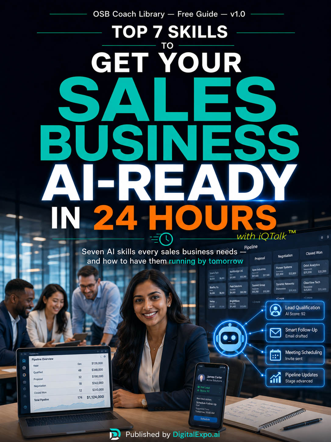 Top 7 Skills to Get Your Sales Business AI-Ready in 24 Hours